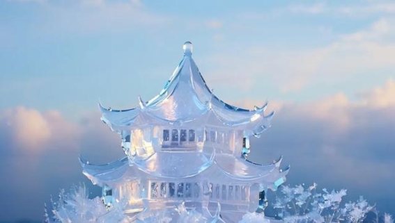 菏泽冰雕地标：冬季的奇幻冰雪盛宴