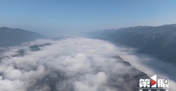 黔江云海：深秋的仙境