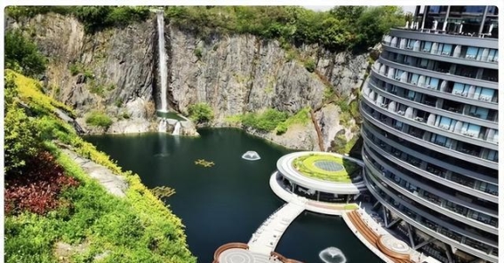 从历史伤痕到建筑奇迹：上海深坑酒店的惊世转变