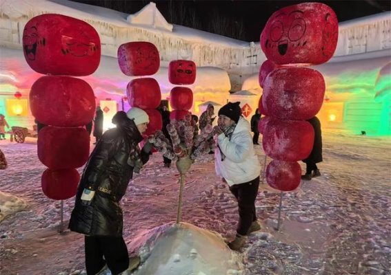 友谊县第三届冰雪大世界盛大开园，点燃冬季热情