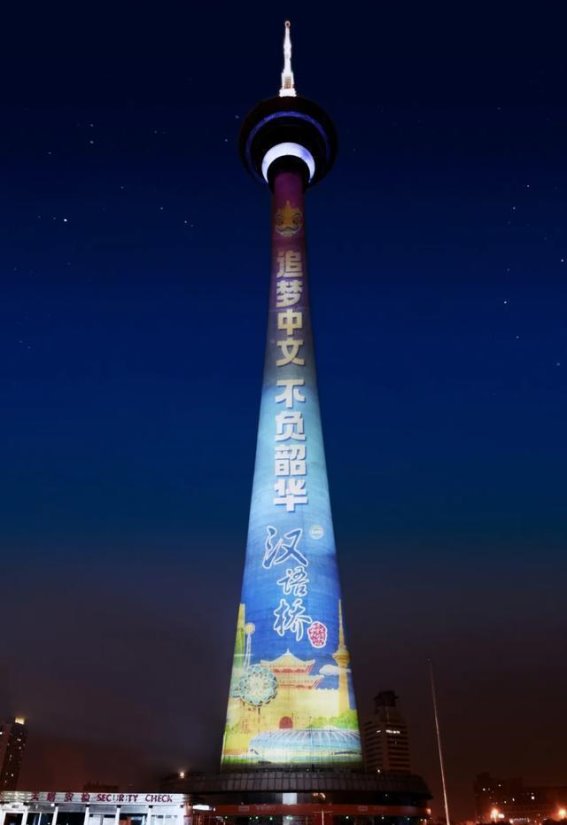汉语桥上的天津风光