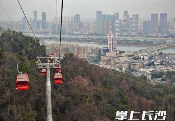 云中漫步，尽享岳麓山新索道的美景