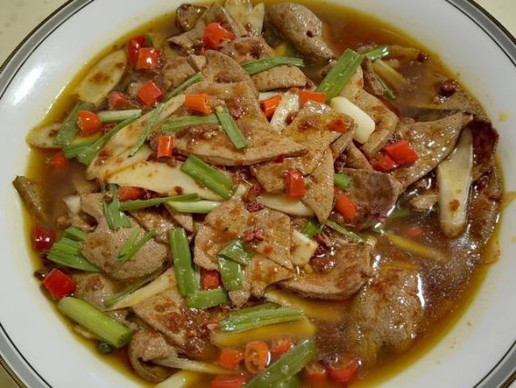 经典重庆江湖菜——泡椒猪肝