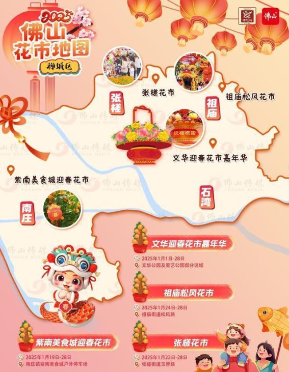 2025佛山花市全景指南：在传统与潮流交汇中迎接新春